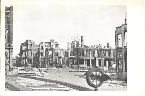 Arnhem Stationsplein Ruinen Weltkrieg Kat. Arnhem