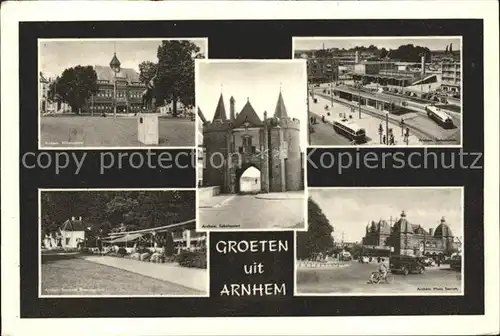 Arnhem Willemsplein Stationsplein Musis Sacrum Park Sonsbeek Poort Kat. Arnhem