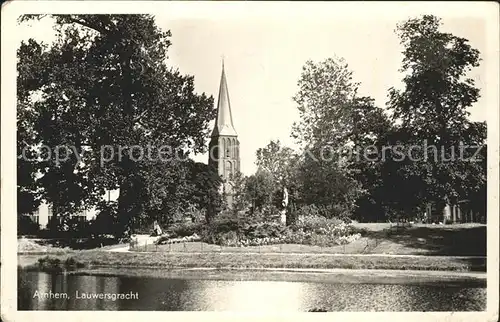 Arnhem Lauwersgracht Kirchturm Kat. Arnhem