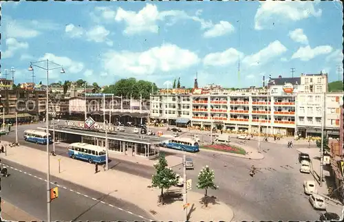 Arnhem Stationsplein Bahnhofsplatz Kat. Arnhem