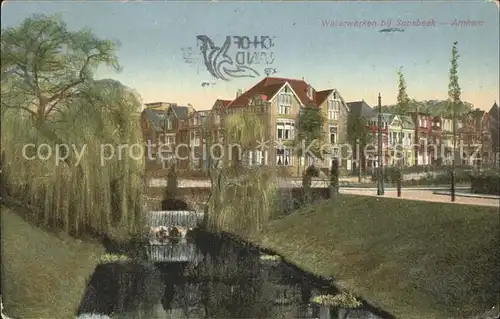 Arnhem Waterwerken bij Sonsbeek Kat. Arnhem