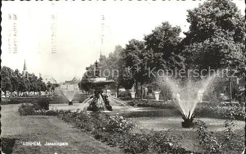 Arnhem Janssingel Wasserspiele Kat. Arnhem