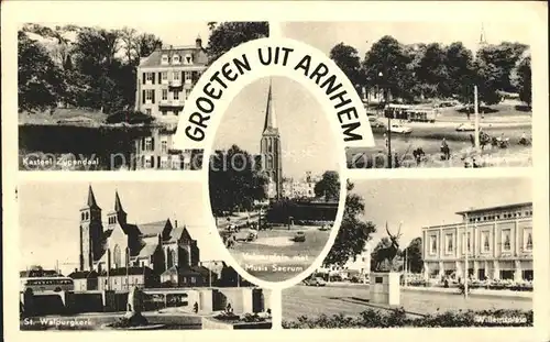Arnhem Kasteel Zijpendaal St. Walburgkerk Musis Sacrum Velperplein Willemsplein Kat. Arnhem