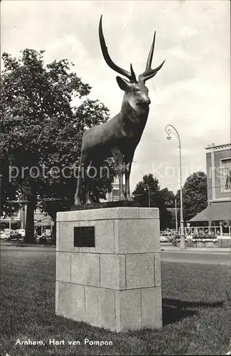 Arnhem Hert van Pompon Hirsch Skulptur Kat. Arnhem
