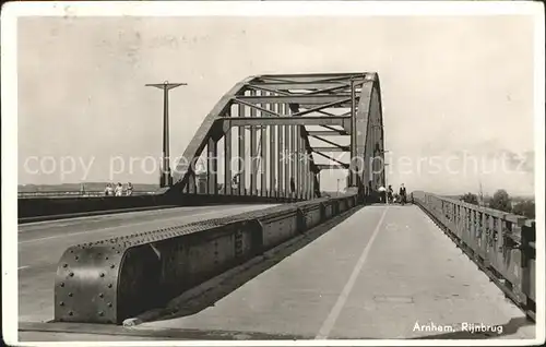 Arnhem Rijnbrug Rheinbruecke Kat. Arnhem