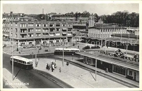 Arnhem Stationsplein Bahnhofsplatz Kat. Arnhem