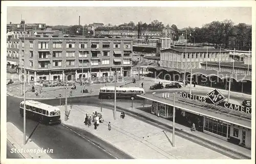 Arnhem Stationsplein Bahnhofsplatz Kat. Arnhem