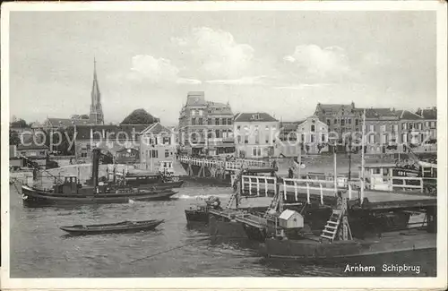 Arnhem Schipbrug Schiffsbruecke Kat. Arnhem