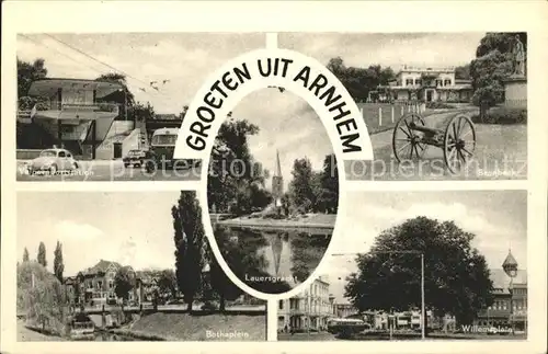 Arnhem Velperpoortstation Bronbeek Willemsplein Bothaplein Lauersgracht Kat. Arnhem