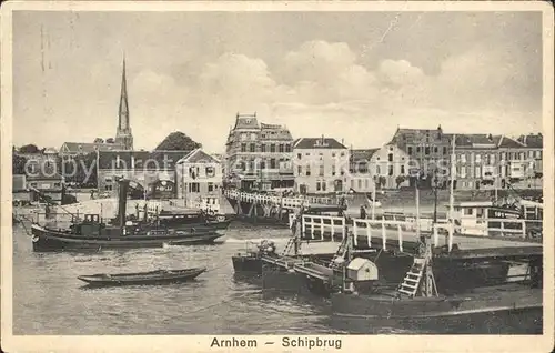 Arnhem Schipbrug Schiffsbruecke Kat. Arnhem