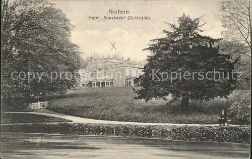 Arnhem Hotel Sonsbeek Zuidzijde Kat. Arnhem