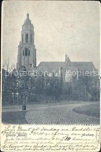 Arnhem Groote Markt Kerk Kat. Arnhem