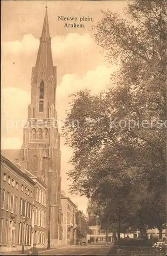 Arnhem Nieuwe plein Kerk Kirche Kat. Arnhem