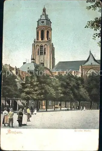 Arnhem Groote Markt Kerk Kirche Kat. Arnhem
