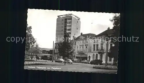 Arnhem Velperplein met Flatgebouw Kat. Arnhem