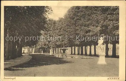 Arnhem Janssingel Fontein Denkmal Statue Kat. Arnhem