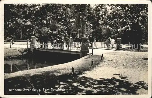 Arnhem Zwanebrug Park Sonsbeek Kat. Arnhem