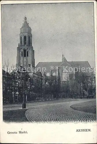 Arnhem Groote Markt Kerk Kat. Arnhem