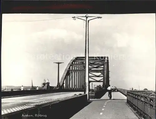 Arnhem Rijnbrug Rheinbruecke Kat. Arnhem