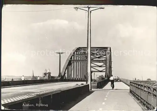 Arnhem Rijnbrug Rheinbruecke Kat. Arnhem