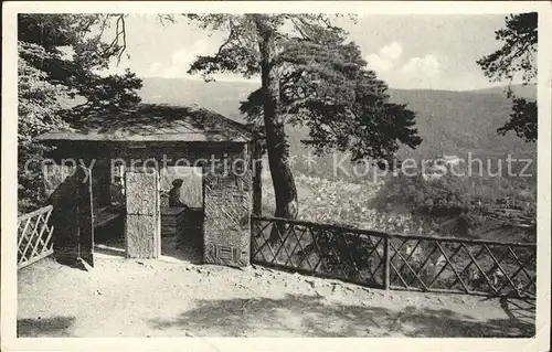 Ilmenau Thueringen Aussichtspunkt Kat. Ilmenau