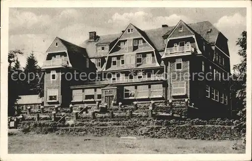 Ilmenau Thueringen Kurhaus Berghotel Gabelbach Kat. Ilmenau