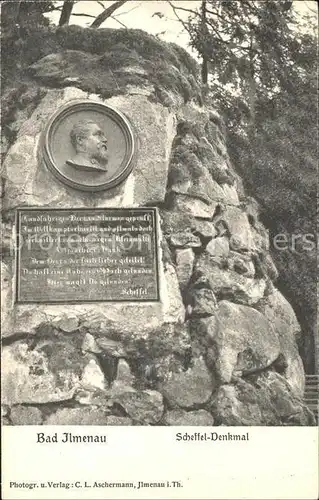 Ilmenau Thueringen Scheffeldenkmal Kat. Ilmenau