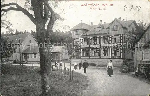 Schmuecke Dorfpartie Kat. Gehlberg