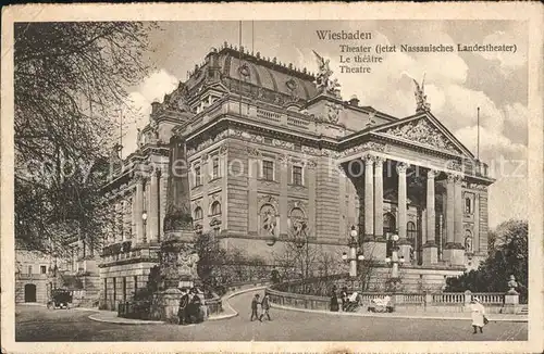 Wiesbaden Theater Kat. Wiesbaden