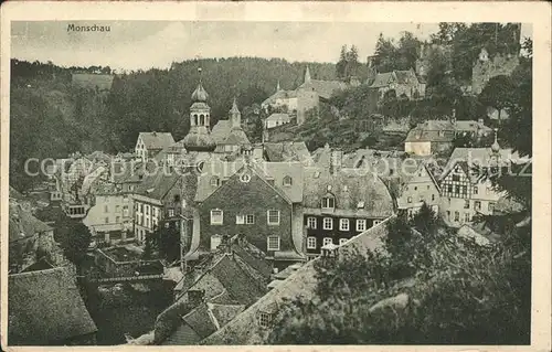 Monschau Ortspartie Kat. Monschau