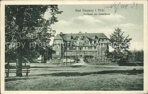 Ilmenau Thueringen Kurhotel am Gabelbach Kat. Ilmenau