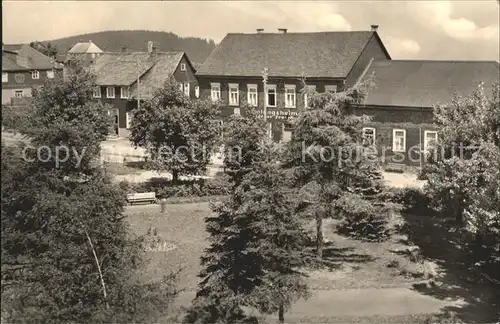 Neustadt Rennsteig FDGB Erholungsheim Goldener Frosch Kat. Neustadt Rennsteig