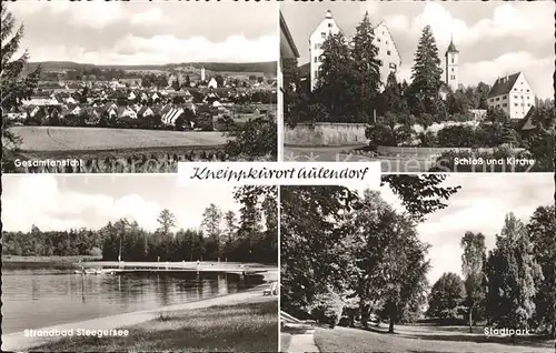 Aulendorf Steegersee Schloss  Kat. Aulendorf