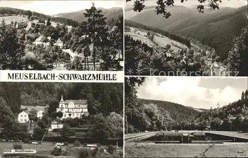 Meuselbach Schwarzmuehle HOG Waldfrieden Kat. Meuselbach Schwarzmuehle