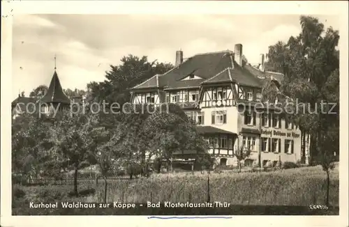 Bad Klosterlausnitz Kurhotel Waldhaus Kat. Bad Klosterlausnitz