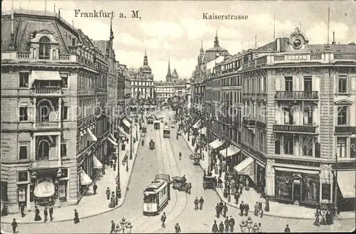 Frankfurt Main Kaiserstrasse Strassenbahn Kat. Frankfurt am Main