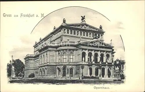Frankfurt Main Opernhaus Kat. Frankfurt am Main