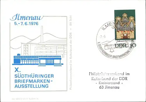 Ilmenau Thueringen Briefmarkenausstellung Kat. Ilmenau