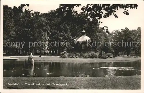 Apeldoorn Muziektent Oranjepark Kat. Apeldoorn