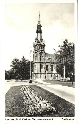 Apeldoorn Loolaan Kerk en Verzetsmonument Kat. Apeldoorn