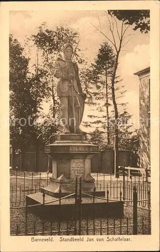 Barneveld Gelderland Standbeeld Jan van Schaffelaar Kat. Barneveld