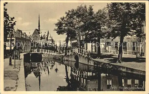 Delft Vrouwjuttenland bruecken Kat. Delft