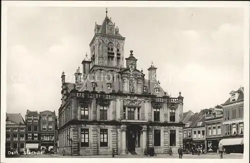 Delft Stadhuis Kat. Delft