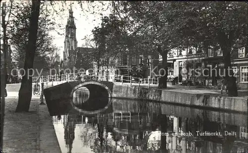 Delft Turfmarkt Bruecke Kat. Delft