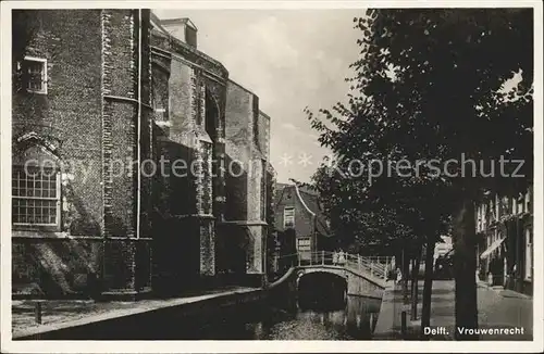 Delft Vrouwenrecht Bruecke Kat. Delft