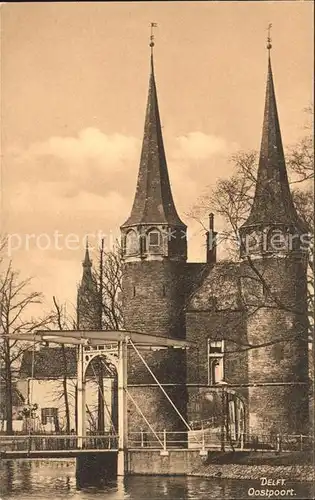 Delft Oostpoort Ziehbruecke Kat. Delft