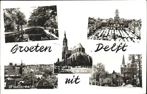 Delft Kerk Kolk  Kat. Delft