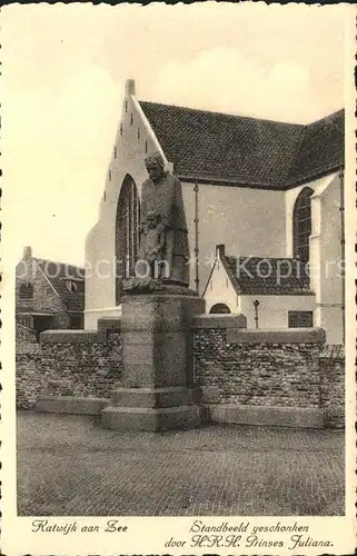 Katwijk Standbeeld Prinses Juliana Kat. Katwijk