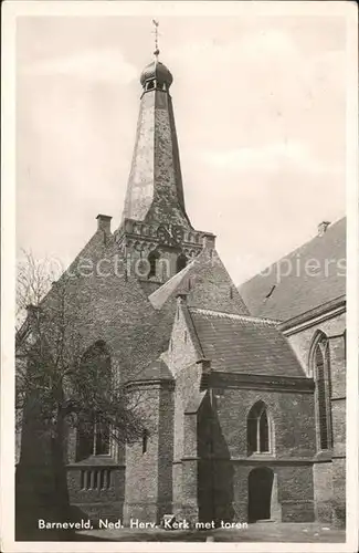 Barneveld Gelderland Ned Herv Kerk toren Kat. Barneveld