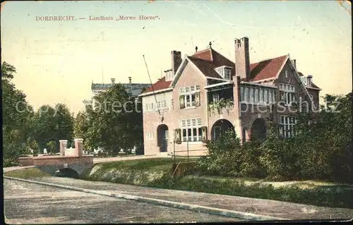 Dordrecht Landhuis Merwe Hoeve Kat. Dordrecht